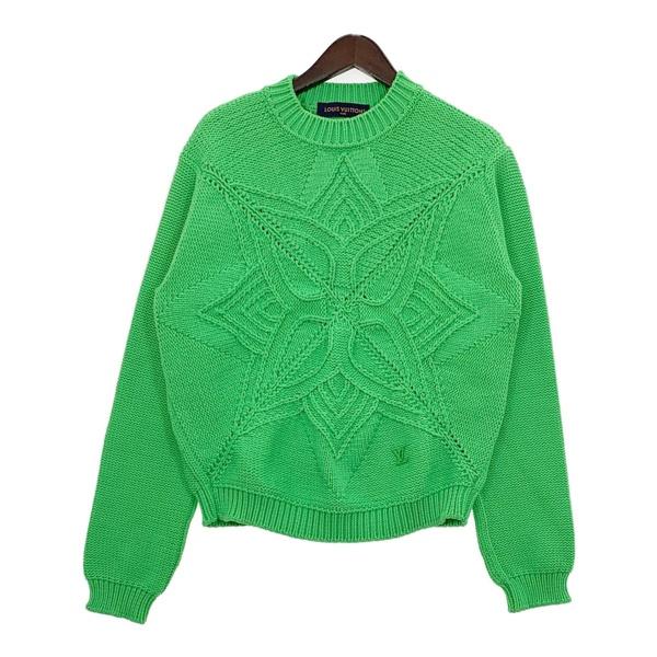 ルイヴィトン LOUIS VUITTON セーター　ニット　緑グリーン　Lサイズ LOUIS VUITTON（ルイ・ヴィトン） ニット 新品同様 セーター プル