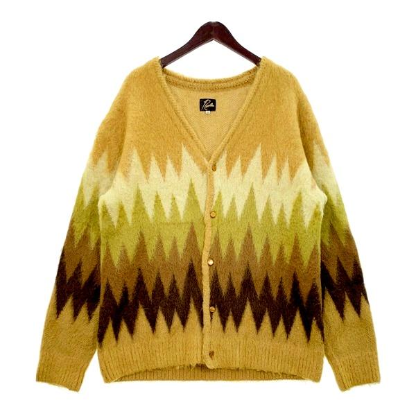 Needles（ニードルス） モヘヤカーディガン ジグザグ LQ274