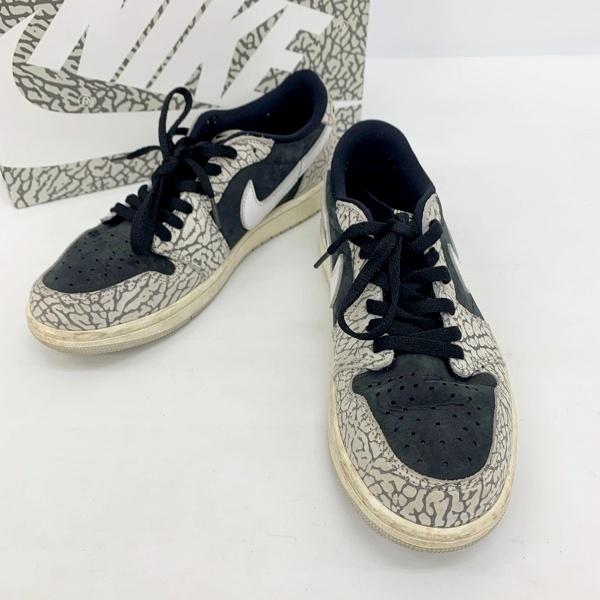 NIKE（ナイキ） NIKE AIR JORDAN 1 RETRO LOW OG BLACK CEMENT エア 