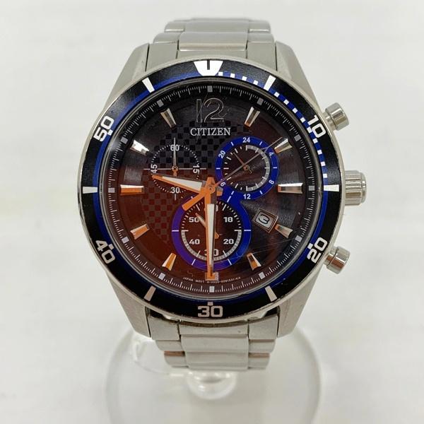 CITIZEN ECO-DRIVE H500-S061083 クロノグラフ 美品 シチズン エコドライブ H500-S061083 電波ソーラー 時計 腕時計
