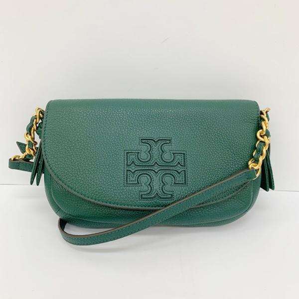 TORY BURCH トリーバーチ ハーパー クロスボディーバッグ ショルダーバッグ 鞄 レディース グリーン カバン IF19347■