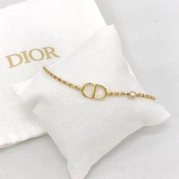 Christian Dior(クリスチャンディオール) ブレスレット CHRISTIAN DIOR クリスチャンディオール ロゴ ブレスレット 金属