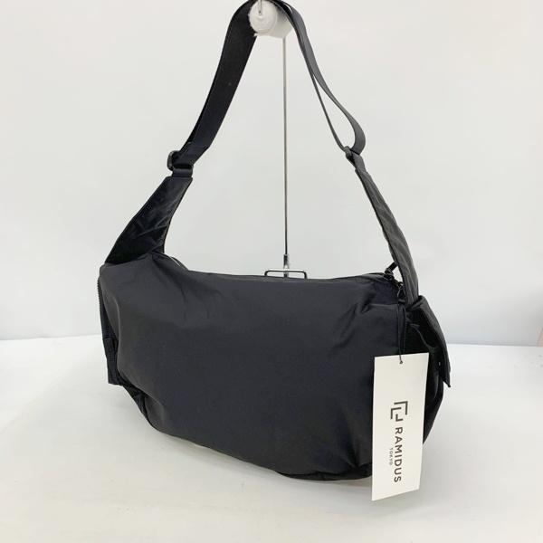 RAMIDUS（ラミダス） ショルダーバッグ カバン ZIP SHOULDER BAG BLACK