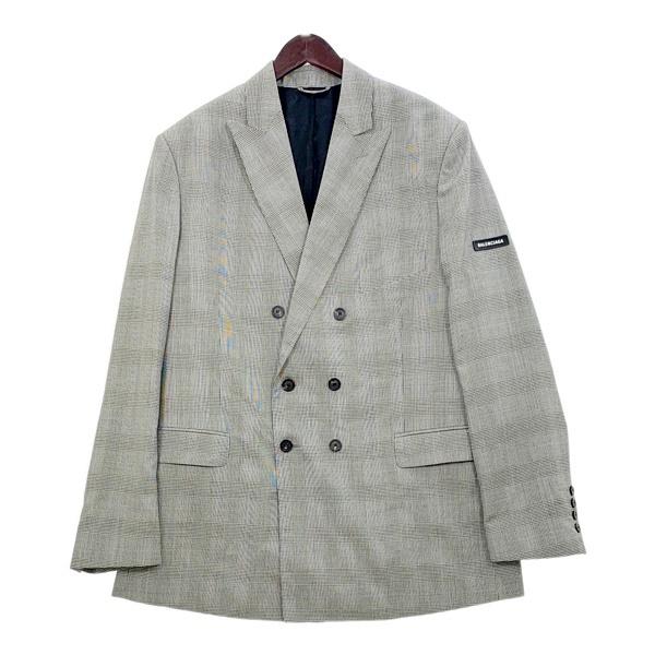 バレンシアガ　BALENCIAGA テーラードジャケット　ダブル BALENCIAGA（バレンシアガ） ダブルブレスト テーラードジャケット