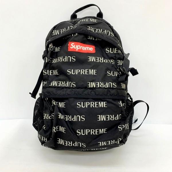 Supreme（シュプリーム） リュックサック メンズ ブラック 鞄 DF16228