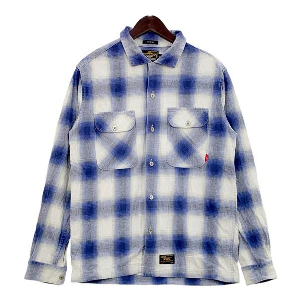 WTAPS（ダブルタップス） チェック オンブレシャツ 長袖 VATOS L/S
