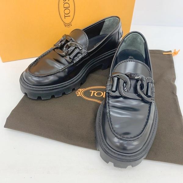 TOD'S（トッズ） ローファー シューズ レザー 本革 厚底