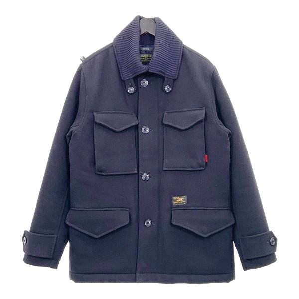 WTAPS ダブルタップス ウール ジャケット 132GWDT-JKM04 ブルゾン 13AW WOOL MELTON M-65 メンズ サイズ3 ネイビー アウター DM17304■