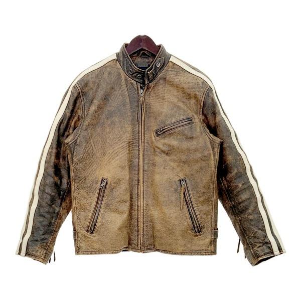 Liugoo Leathers リューグーレザーズ 2ライン シングルライダース