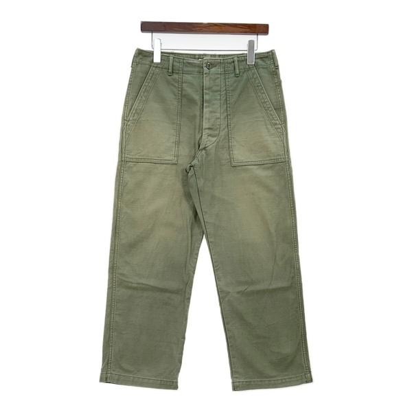 WTAPS ダブルタップス ベイカーパンツ カーゴ トラウザーズ ワーク WMILL TROUSER BRDT-PTM01 メンズ サイズ01 カーキ ボトムス DM17343■