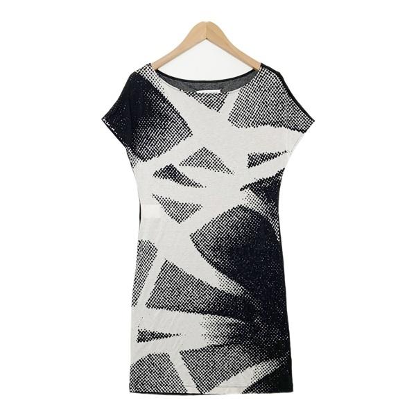 Maison Martin Margiela メゾン マルタン マルジェラ ここのえタグ ワンピース レディース Sサイズ ブラック ホワイト トップス DL19731■