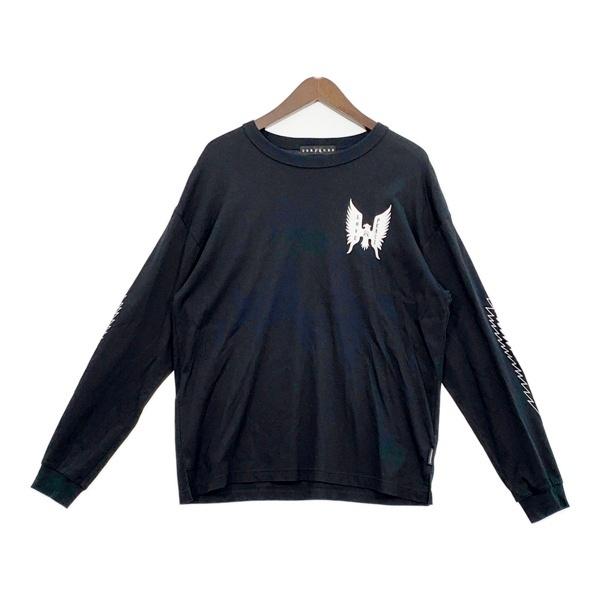 roarguns ロアーガンズ カットソー Tシャツ ロンT EAGLE PRINT L/S T 25WGT-01 メンズ サイズ3 ブラック トップス DM18742■