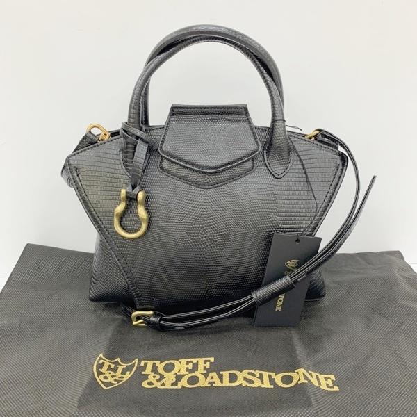 TOFF&LOADSTONE トフアンドロードストーン ハンドバッグ ショルダー 2WAY 鞄 Bien tote レディース ブラック カバン IF19377■