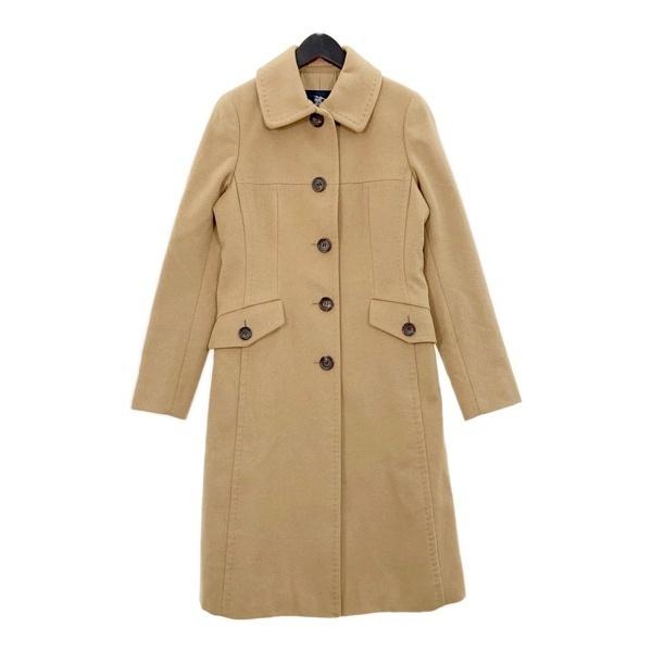 BURBERRY LONDON バーバリー ロンドン アンゴラ ステンカラーコート FN324-916-50 レディース サイズ38 ベージュ系 アウター IL17640■