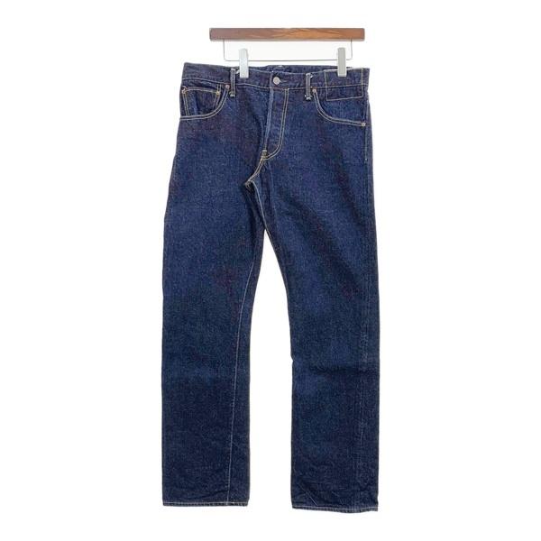 VISVIM ヴィズヴィム ビズビム ジーンズ デニムパンツ Gパン SOCIAL SCULPTURE 01 SLIM RAW メンズ W34 L30 インディゴ ズボン DM17597■