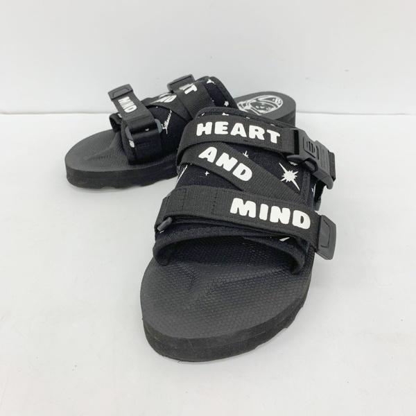 Billionaire Boys Club ビリオネアボーイズクラブ Spacewalker II スライドサンダル HEART AND MIND メンズ US8 ブラック 靴 DF19595■