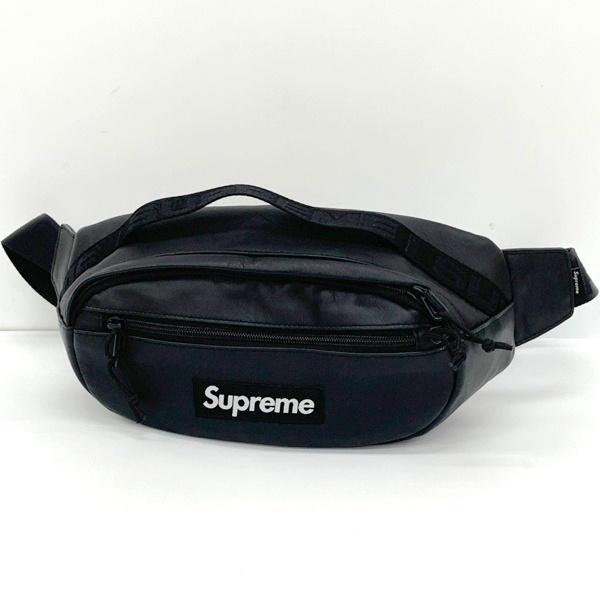 【超美品】supremeシュプリーム　ボディバッグ　黒　ブラック Supreme ボディバッグ 黒 【公式通販】