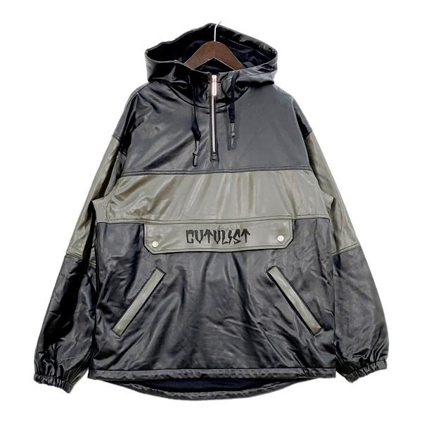 CVTVLIST カタリスト フェイクレザー マウンテンパーカー Leather Mountain Parka メンズ サイズ1 ブラック アウター DM20357■