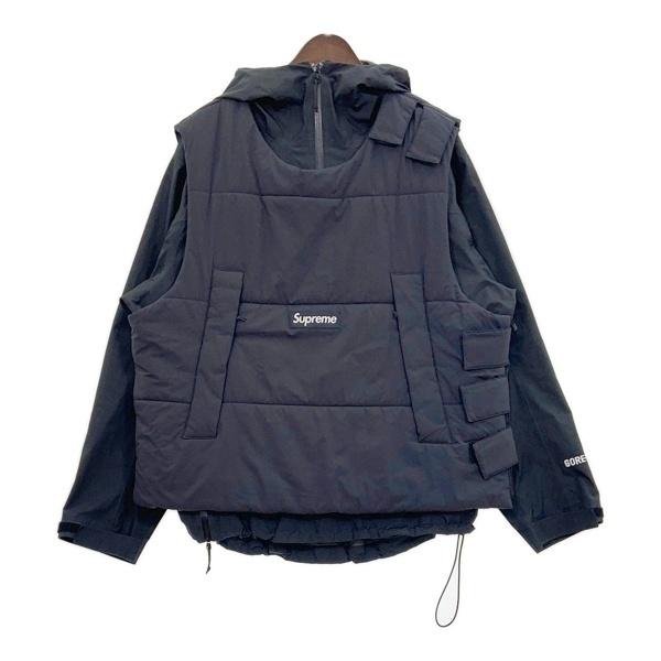 Supreme シュプリーム 2-in-1 GORE-TEX Shell WINDSTOPPER Vest ジャケット ベスト メンズ Lサイズ ブラック アウター DM17738■