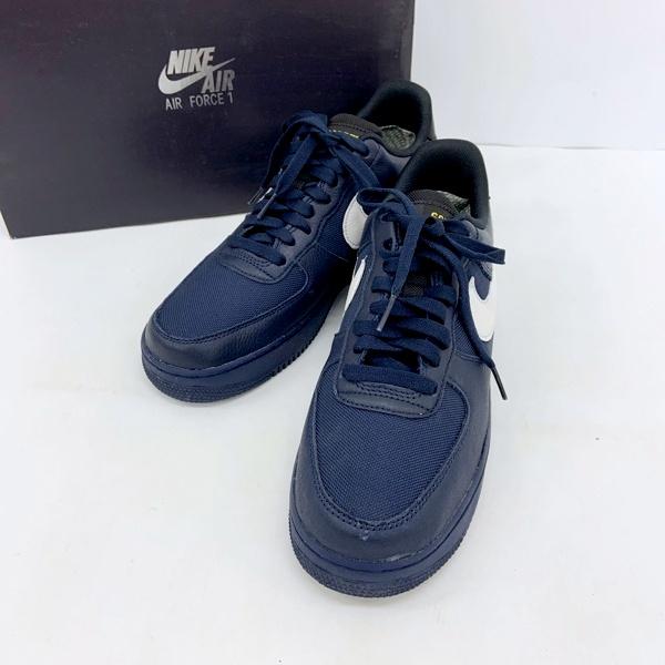 NIKE ナイキ スニーカー エアフォース 1 ゴアテックス シューズ CK2630-400 防水 メンズ 27cm ネイビー 靴 DF20069■