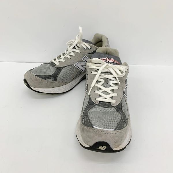 New Balance ニューバランス スニーカー シューズ M990GY3 メンズ 約30cm前後 グレー 靴 DF17879■