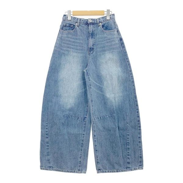 CYNICAL シニカル デニム カーブパンツ ジーンズ コクーン 462-96033 レディース サイズ2 インディゴ ボトムス IL18769■