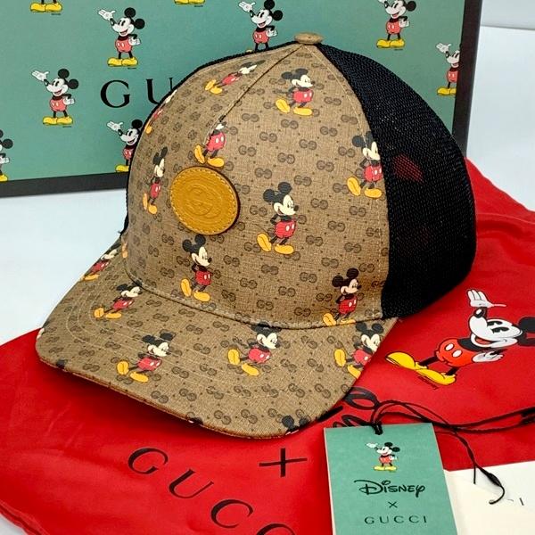 Disney（ディズニー） GUCCI Disney グッチ キャップ ミニGGスプリーム
