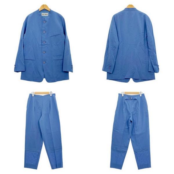 希少 90s ISSEY MIYAKE マオカラー セットアップ N741 ISSEY MIYAKE（イッセイミヤケ） マオカラー セットアップ スーツ