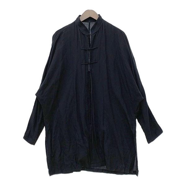 Yohji Yamamoto（ヨウジヤマモト） チャイナシャツ ロングシャツ NN