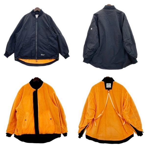 CMF OUTDOOR GARMENT コムフィアウトドアガーメント C-1 リバーシブル ブルゾン MA-1 メンズ Mサイズ ブラック アウター DM20361■