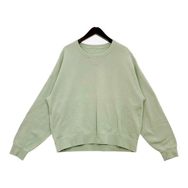 VISVIM ヴィズヴィム ビズビム スウェット トレーナー AMPLUS SB SWEAT L/S DMGD 0123205010021 メンズ サイズ3 グリーン トップス DM18430■