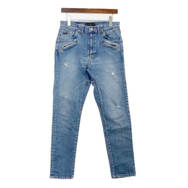 roarguns ロアーガンズ スキニー ジーンズ デニムパンツ Gパン メンズ サイズ1 インディゴ ボトムス DM18739■