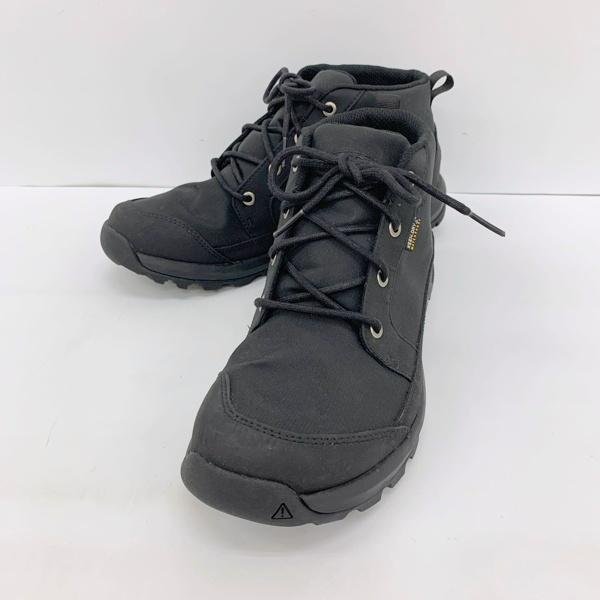KEEN キーン グリーザー チャッカ ナイロン ブーツ シューズ 1021568 フェス メンズ 26.5cm ブラック 靴 DF19995■