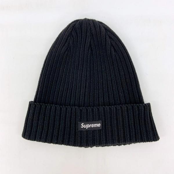 Supreme シュプリーム ニット帽 ビーニー ボックスロゴ ボウシ メンズ 58cm ワンサイズ ブラック 帽子 DF20248■