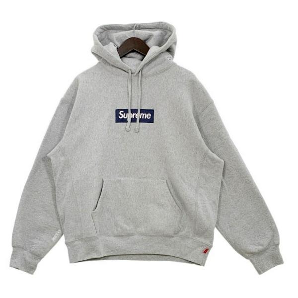 Supreme シュプリーム パーカー スウェット Box Logo Hooded Sweatshirt メンズ Mサイズ グレー トップス DM20360■
