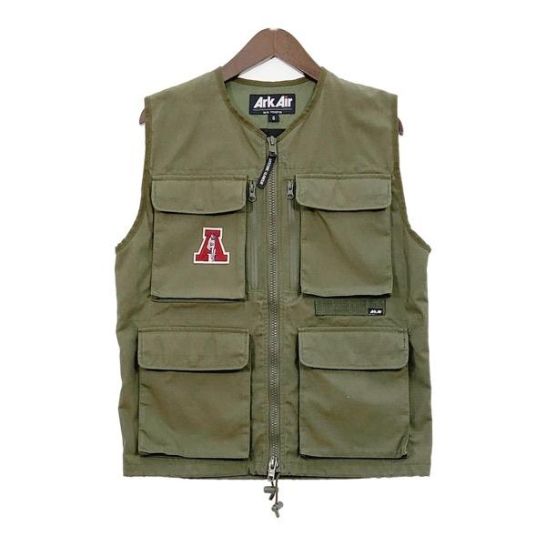 HYSTERIC GLAMOUR ヒステリックグラマー ArkAir アークエアー コンバットベスト 02201AV01 メンズ Sサイズ カーキ アウター DM18713■