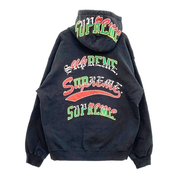 Supreme シュプリーム パーカー スウェット フーディー Multi Logos Hooded Sweatshirt メンズ XXLサイズ ブラック トップス DM20359■