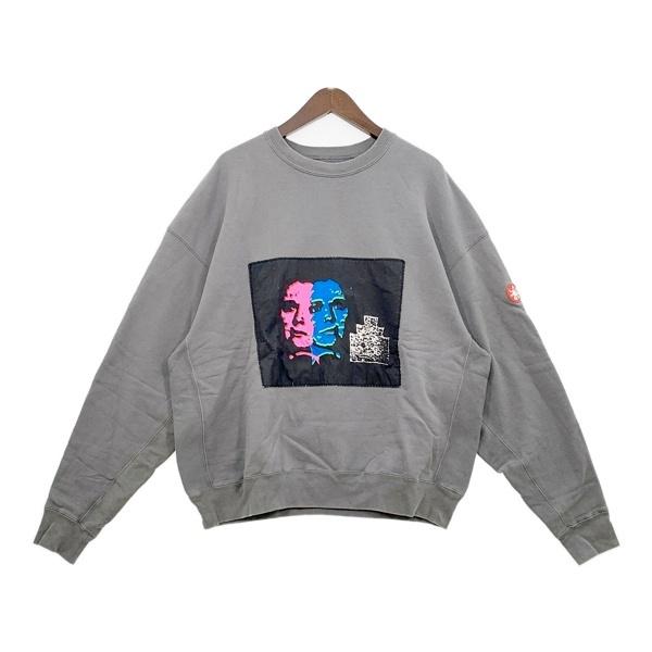 C.E シーイー スウェット トレーナー WASHED AFTER EFFECT CREW NECK CES24CS03 メンズ Lサイズ グレー トップス DM19950■