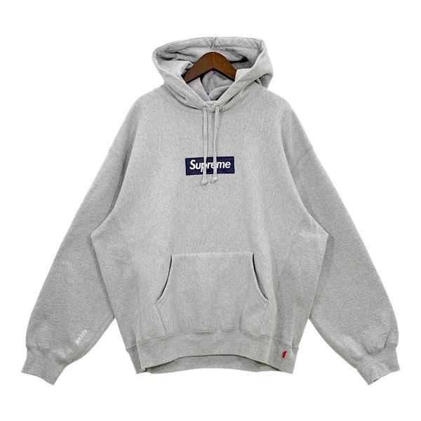 Supreme シュプリーム ボックスロゴ スウェット パーカー Box Logo Hooded Sweatshirt メンズ XLサイズ グレー トップス DM20049■