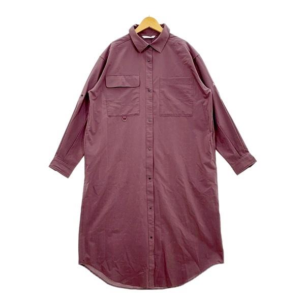 NANGA ナンガ ドットエア コンフィー ワンピース AIR CLOTH COMFY ONEPIECE レディース Lサイズ プラム トップス IL20159■