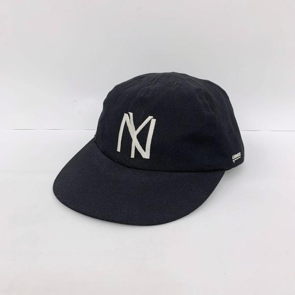 COMESANDGOES カムズアンドゴーズ ベースボール キャップ 帽子 NY NEW YORK CAP メンズ ブラック ボウシ DF20058■