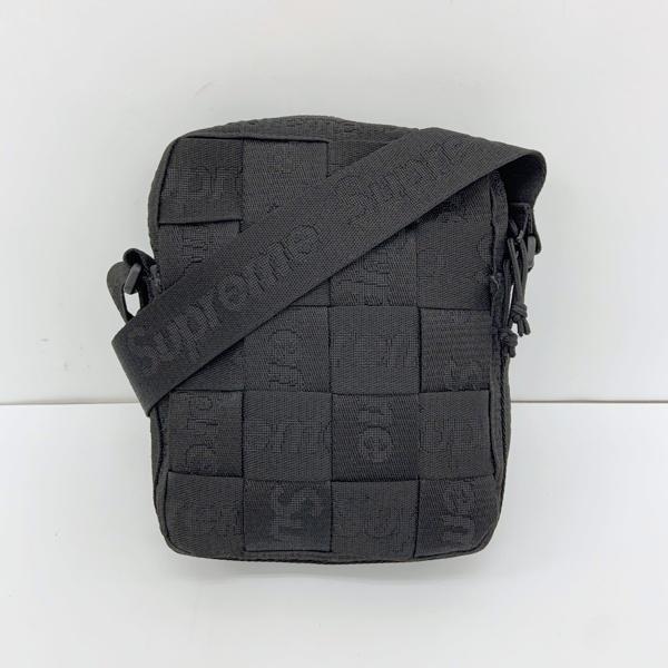 Supreme（シュプリーム） ウーブンショルダーバッグ ロゴ ジッパー
