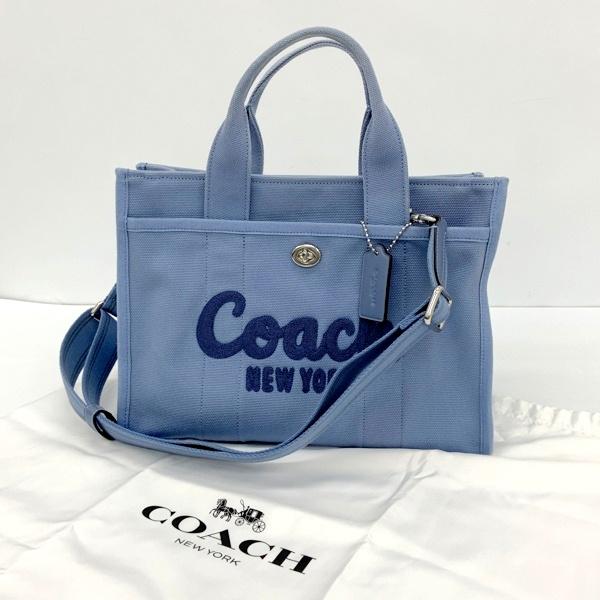【新品未使用】COACH コーチ カーゴ トートバッグ2WAYショルダCP158 COACH（コーチ） ハンドバッグ CARGO TOTE カーゴトート CP158 2WAY