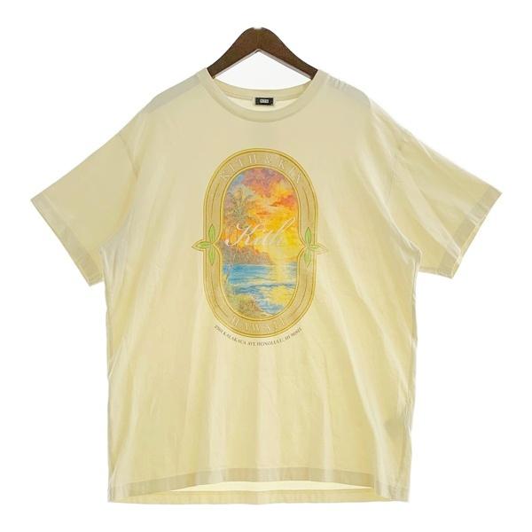 KITH キス ハワイ限定 Tシャツ カットソー 半袖 HAWAII VINTAGE TEE KHM032234 メンズ XLサイズ ベージュ トップス DM19696■