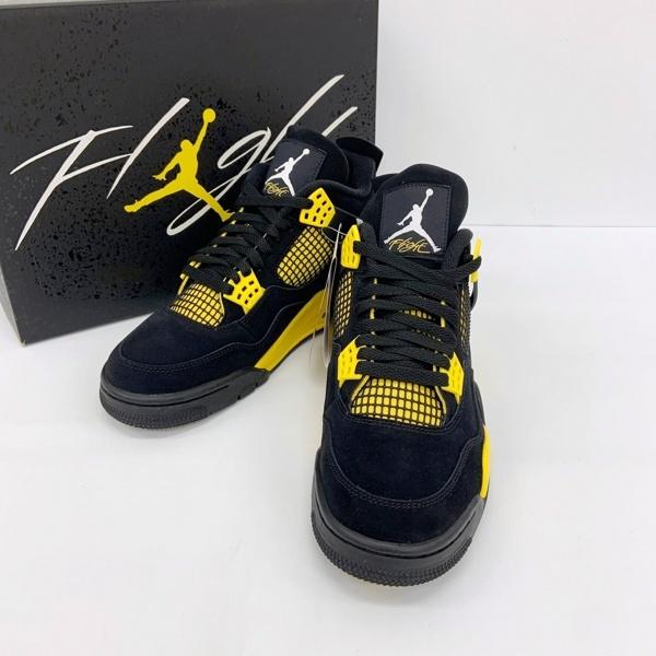 NIKE（ナイキ） スニーカー AIR JORDAN 4 RETRO THUNDER エア