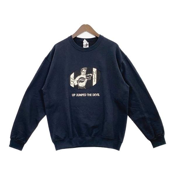 WACKO MARIA ワコマリア スウェット トレーナー CREW NECK SWEAT SHIRT TYPE-3 RICK WINNER メンズ Lサイズ ブラック トップス DM19956■