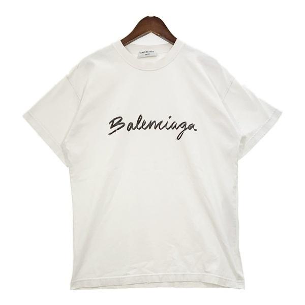 balenciaga ロゴ　Tシャツ　S BALENCIAGA（バレンシアガ） Tシャツ 半袖 シグネチャーロゴプリント