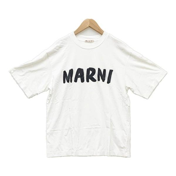 MARNI（マルニ） 半袖Tシャツ 手書き風 ロゴ プリント THJET49EPH