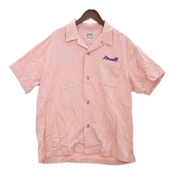 HOUSTON ヒューストン ボーリングシャツ BOWLING SHIRT オープンカラーシャツ メンズ Lサイズ トップス トップス DM19796■
