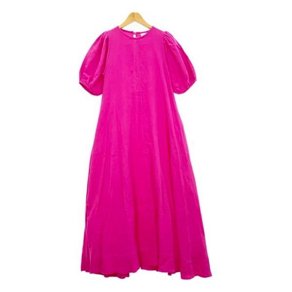 TADO タド ロング フレア ワンピース マキシ SARA DRESS Mexican Pink